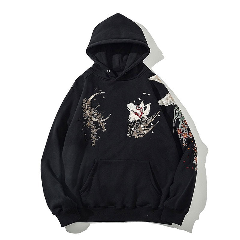 "Wide Feathers" Graphic Unisex Streetwear Vintage Women Men Y2K Hoodie