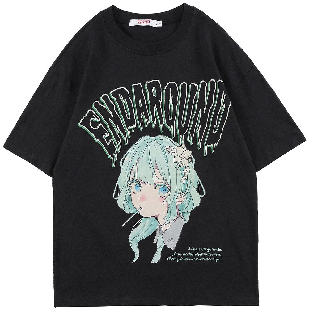 "Underground" Graphic Unisex Streetwear Vintage Women Men Y2K T-Shirt