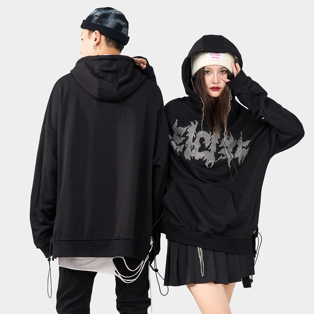 "Diamond Bags" Unisex Men Women Streetwear Graphic Hoodie