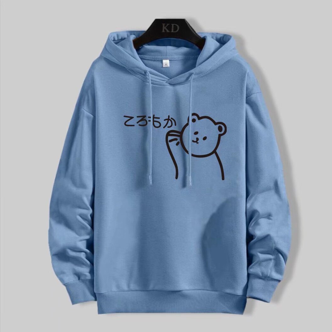 "Wave High" Graphic Unisex Streetwear Vintage Women Men Y2K Hoodie