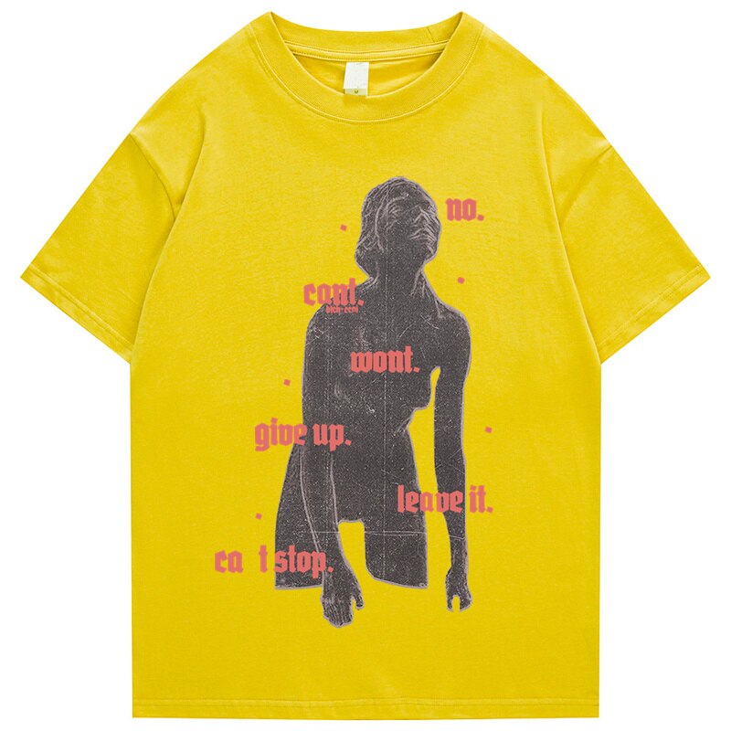 "Can Not Stop" Men Women Streetwear Unisex Graphic T-Shirt