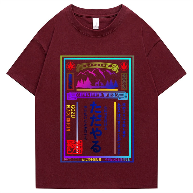 "Dusty Area" Graphic Unisex Streetwear Vintage Women Men Y2K T-Shirt
