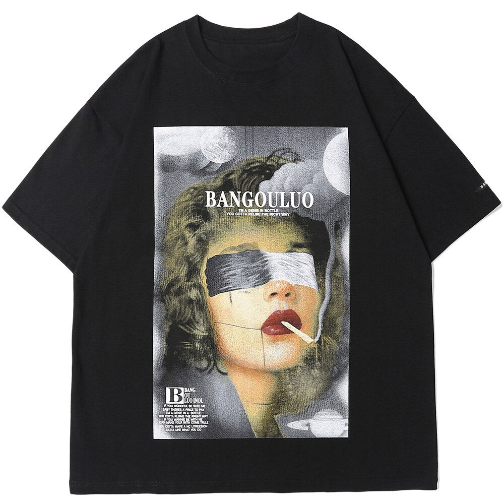 "Blind Sided" Unisex Men Women Streetwear Graphic T-Shirt