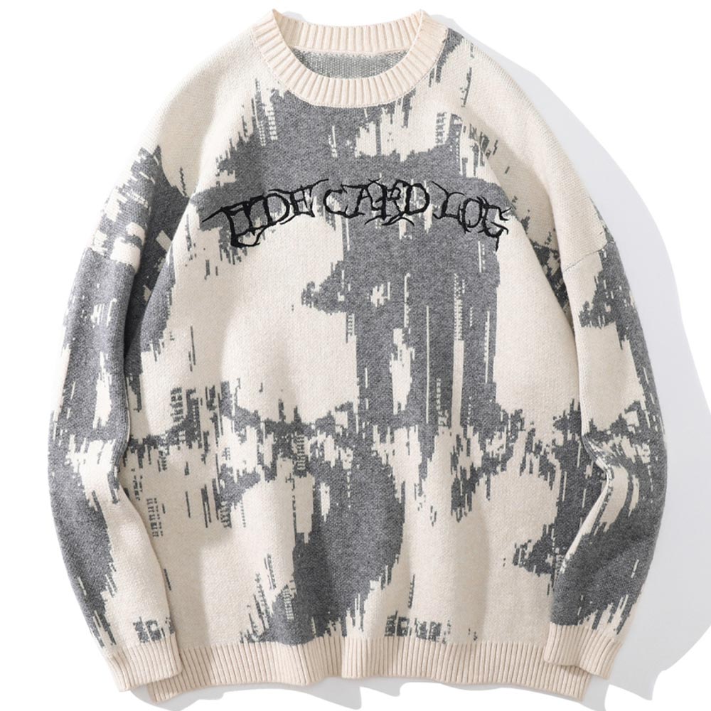 "Darker Knight" Unisex Men Women Streetwear Graphic Sweater