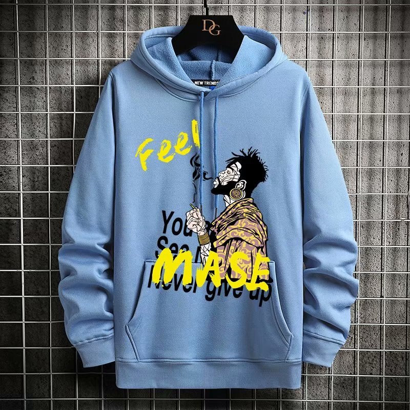 "Become Free" Unisex Men Women Streetwear Graphic Hoodie