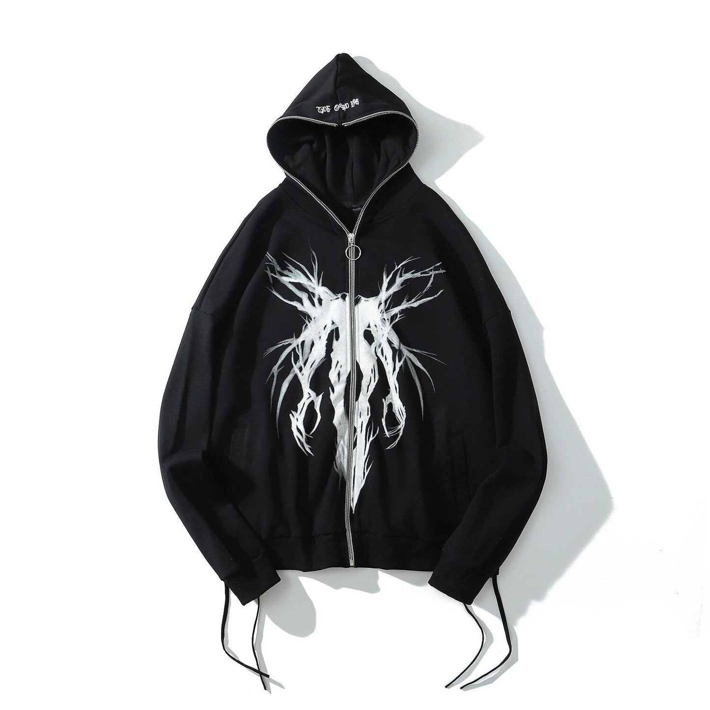 "White Knight" Graphic Unisex Streetwear Vintage Women Men Y2K Hoodie