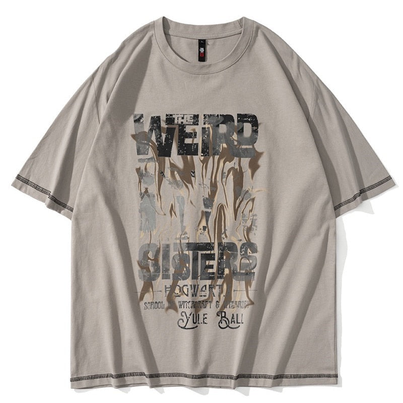 "Weird Places" Graphic Unisex Streetwear Vintage Women Men Y2K T-Shirt