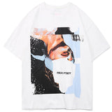 "Upside Down" Graphic Unisex Streetwear Vintage Women Men Y2K T-Shirt