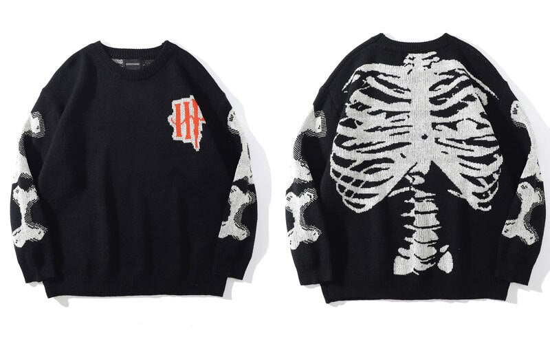 "Cold Nights" Unisex Men Women Streetwear Graphic Sweater