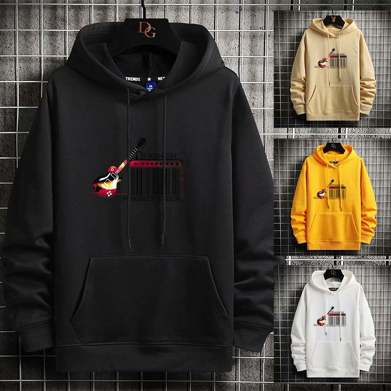 "Barcode" Unisex Men Women Streetwear Graphic Hoodie