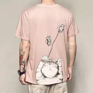 "At Ease" Unisex Men Women Streetwear Graphic T-Shirt