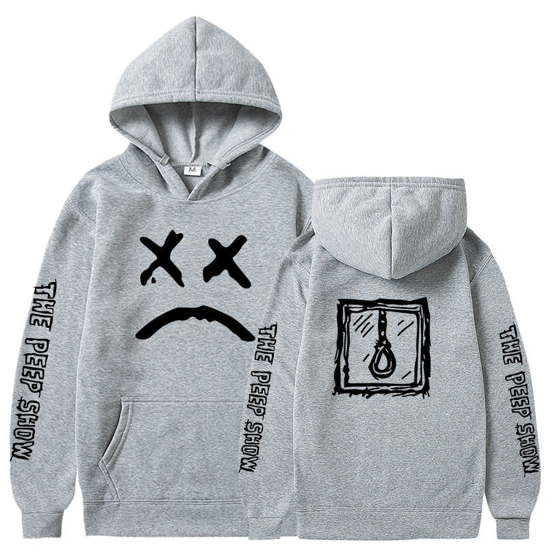 "Go Hard" Graphic Unisex Streetwear Women Men Y2K Hoodie