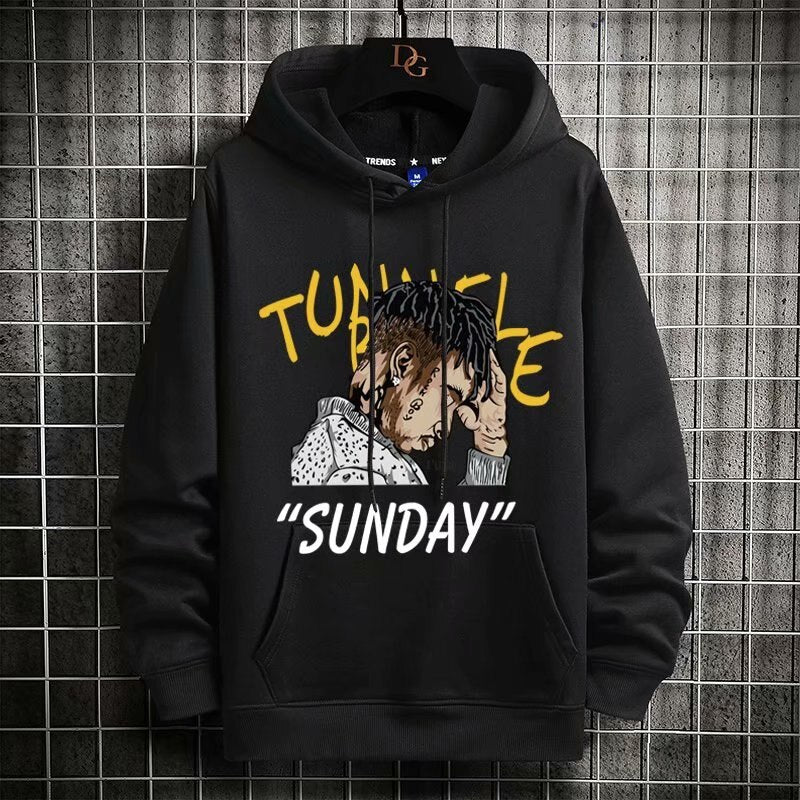 "Sunday Headace" Graphic Unisex Streetwear Vintage Women Men Y2K Hoodie