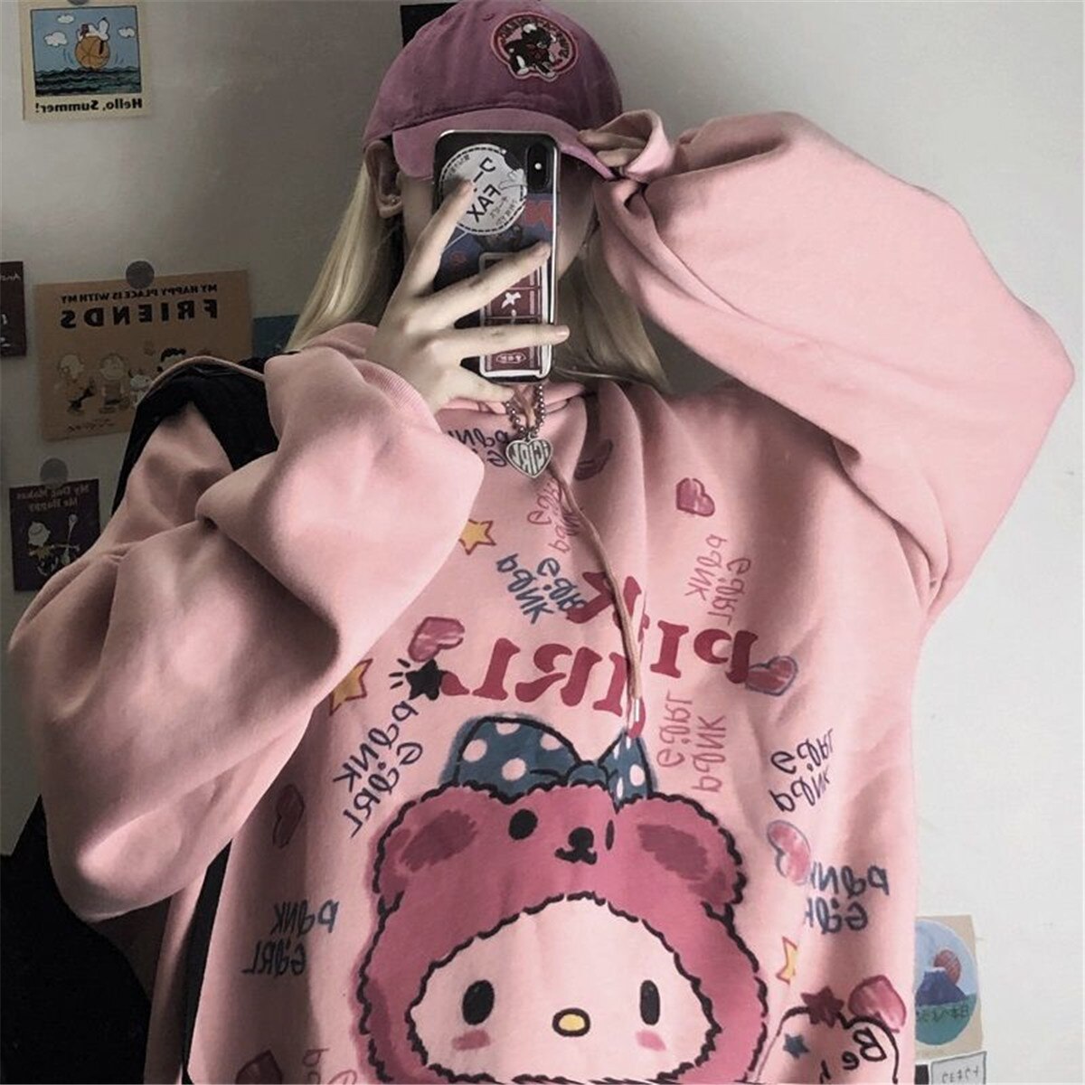 "Take The High Road" Graphic Unisex Streetwear Vintage Women Men Y2K Hoodie