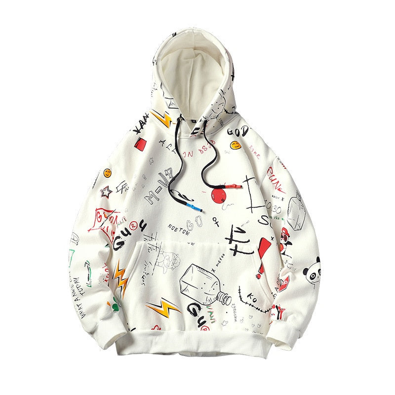 "Space Effect" Graphic Unisex Streetwear Vintage Women Men Y2K Hoodie