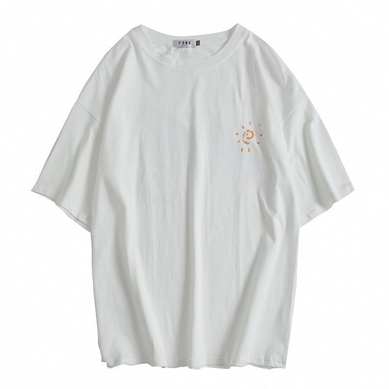 "Friendly One" Graphic Unisex Streetwear Women Men Y2K T-Shirt