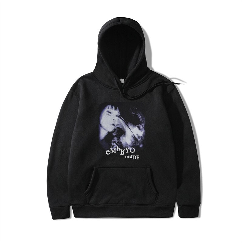 "Smokey Made" Graphic Unisex Streetwear Vintage Women Men Y2K Hoodie