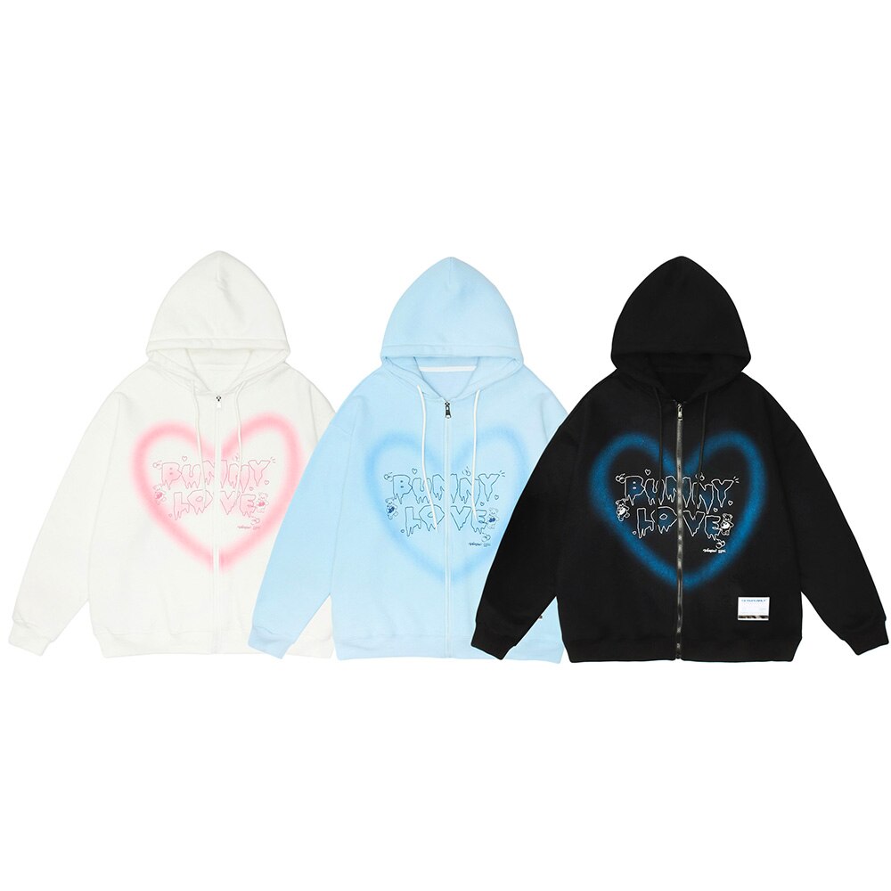 "Funny Feelings" Graphic Unisex Streetwear Women Men Y2K Hoodie