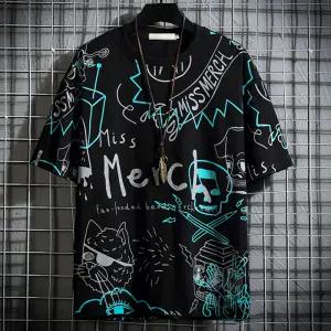 "Merca" Graphic Unisex Streetwear Vintage Women Men Y2K T-Shirt