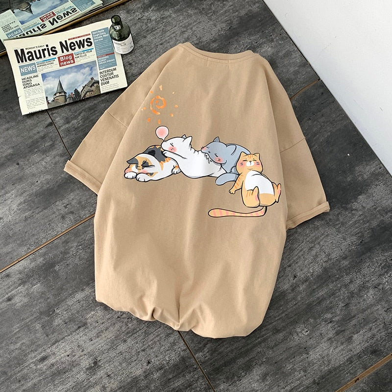 "Friendly One" Graphic Unisex Streetwear Women Men Y2K T-Shirt