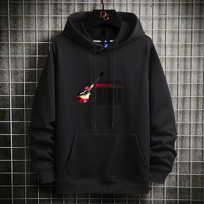 "Barcode" Unisex Men Women Streetwear Graphic Hoodie