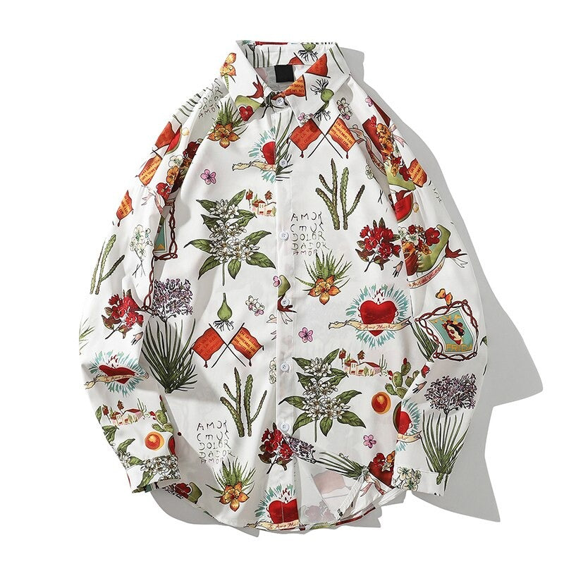 "Garden Plant" Unisex Men Women Streetwear Graphic Shirt