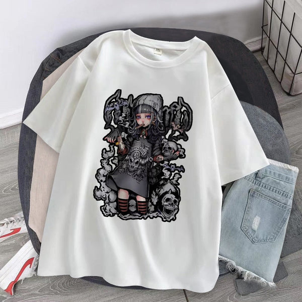 "Standing Heart" Graphic Unisex Streetwear Vintage Women Men Y2K T-Shirt