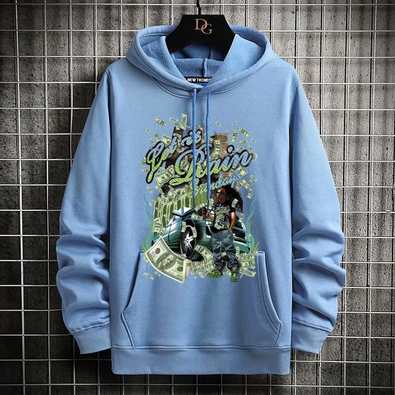 "Lottery" Graphic Unisex Streetwear Vintage Women Men Y2K Hoodie