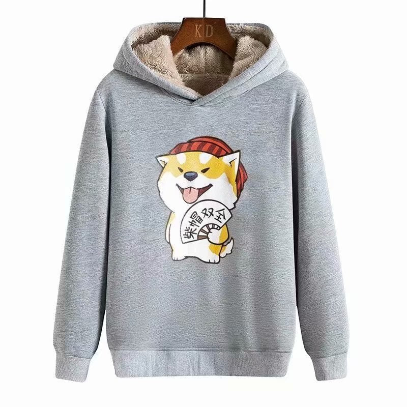 "Scared One" Graphic Unisex Streetwear Vintage Women Men Y2K Hoodie