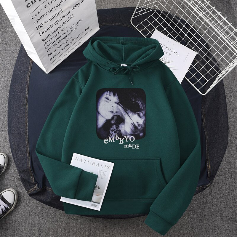 "Smokey" Graphic Unisex Streetwear Vintage Women Men Y2K Hoodie