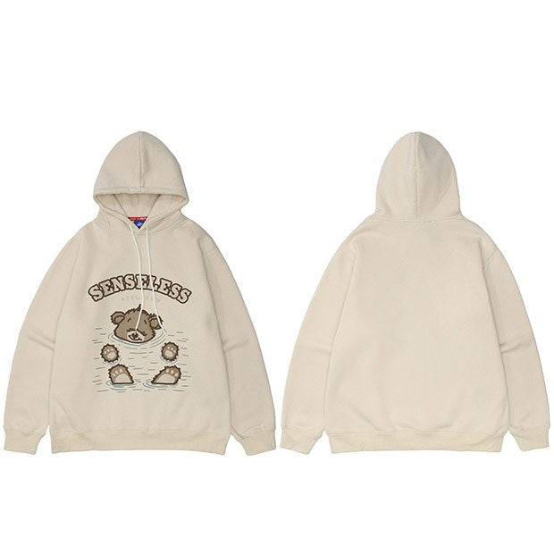 "Drowning" Unisex Men Women Streetwear Graphic Hoodie