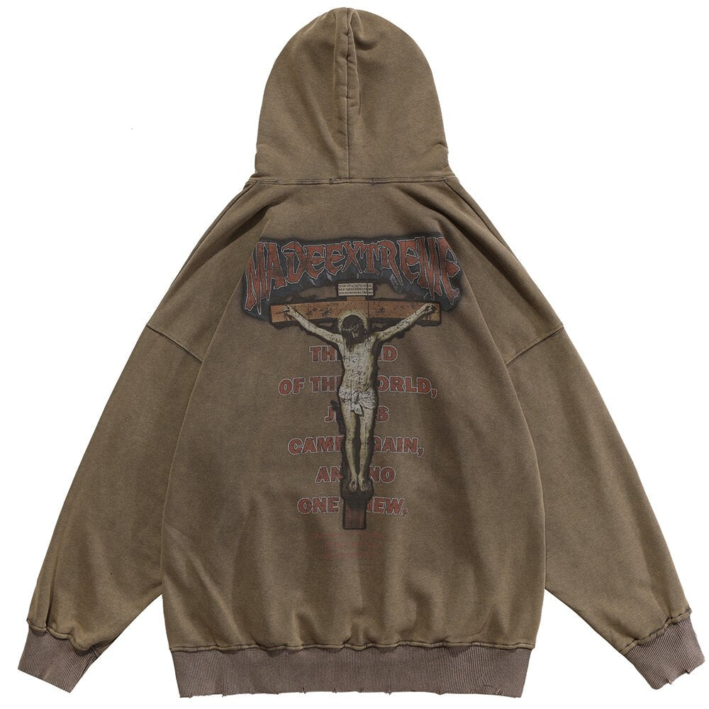 "Our Fallen Hero" Unisex Men Women Streetwear Graphic Hoodie