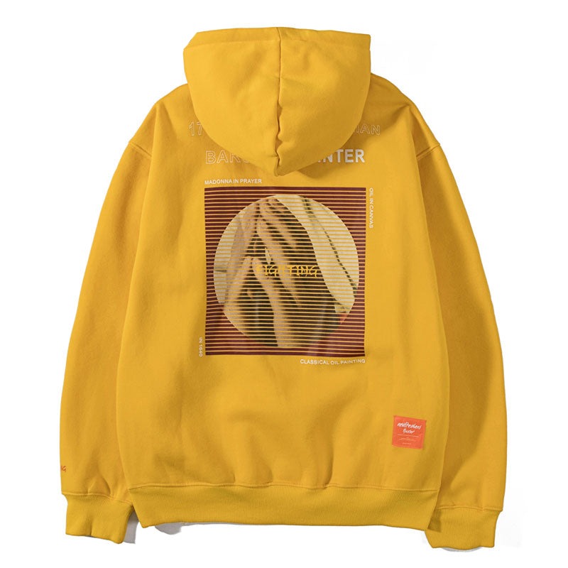 "Praying Over" Graphic Unisex Streetwear Vintage Women Men Y2K Hoodie