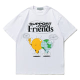 "Our Friends" Graphic Unisex Streetwear Vintage Women Men Y2K T-Shirt