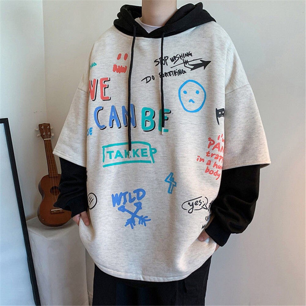 "Sporadic Collection" Graphic Unisex Streetwear Vintage Women Men Y2K Hoodie