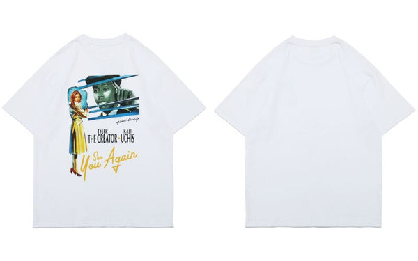 "See You Again" Graphic Unisex Streetwear Vintage Women Men Y2K T-Shirt