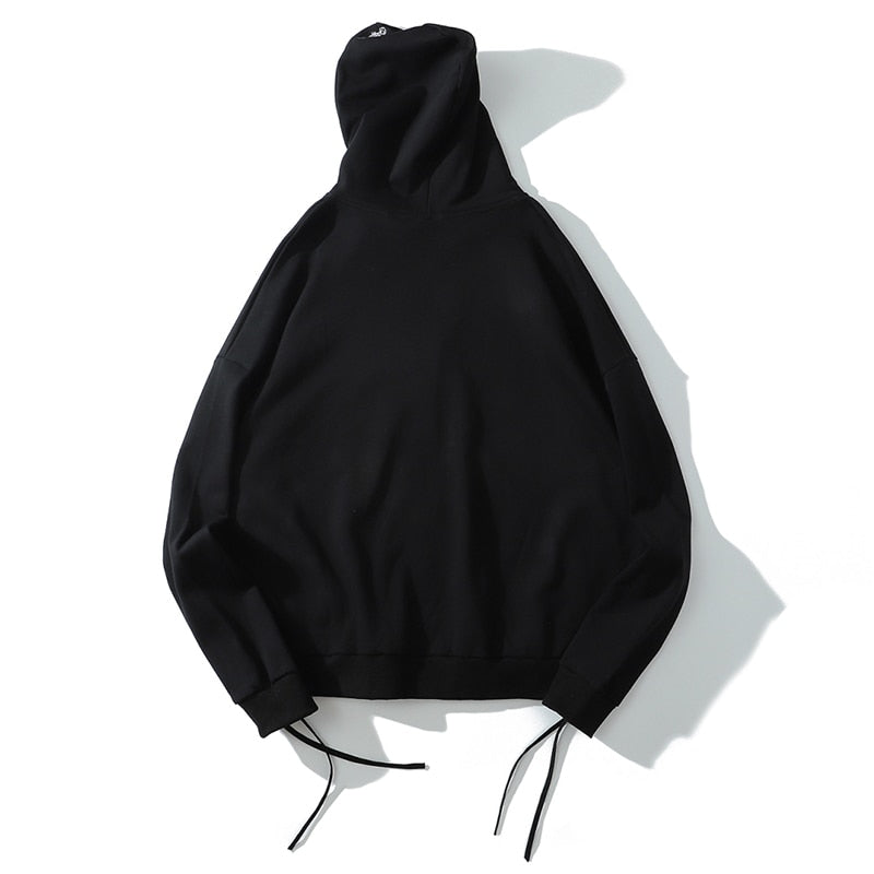 "White Ghost" Graphic Unisex Streetwear Vintage Women Men Y2K Hoodie