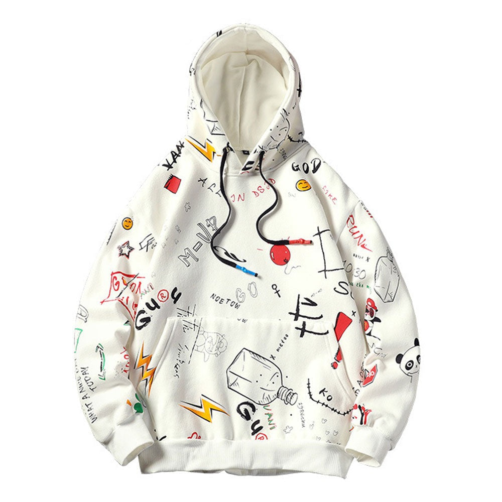 "Space Effect" Graphic Unisex Streetwear Vintage Women Men Y2K Hoodie