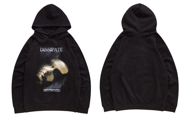 "Dissipate" Unisex Men Women Streetwear Graphic Hoodie