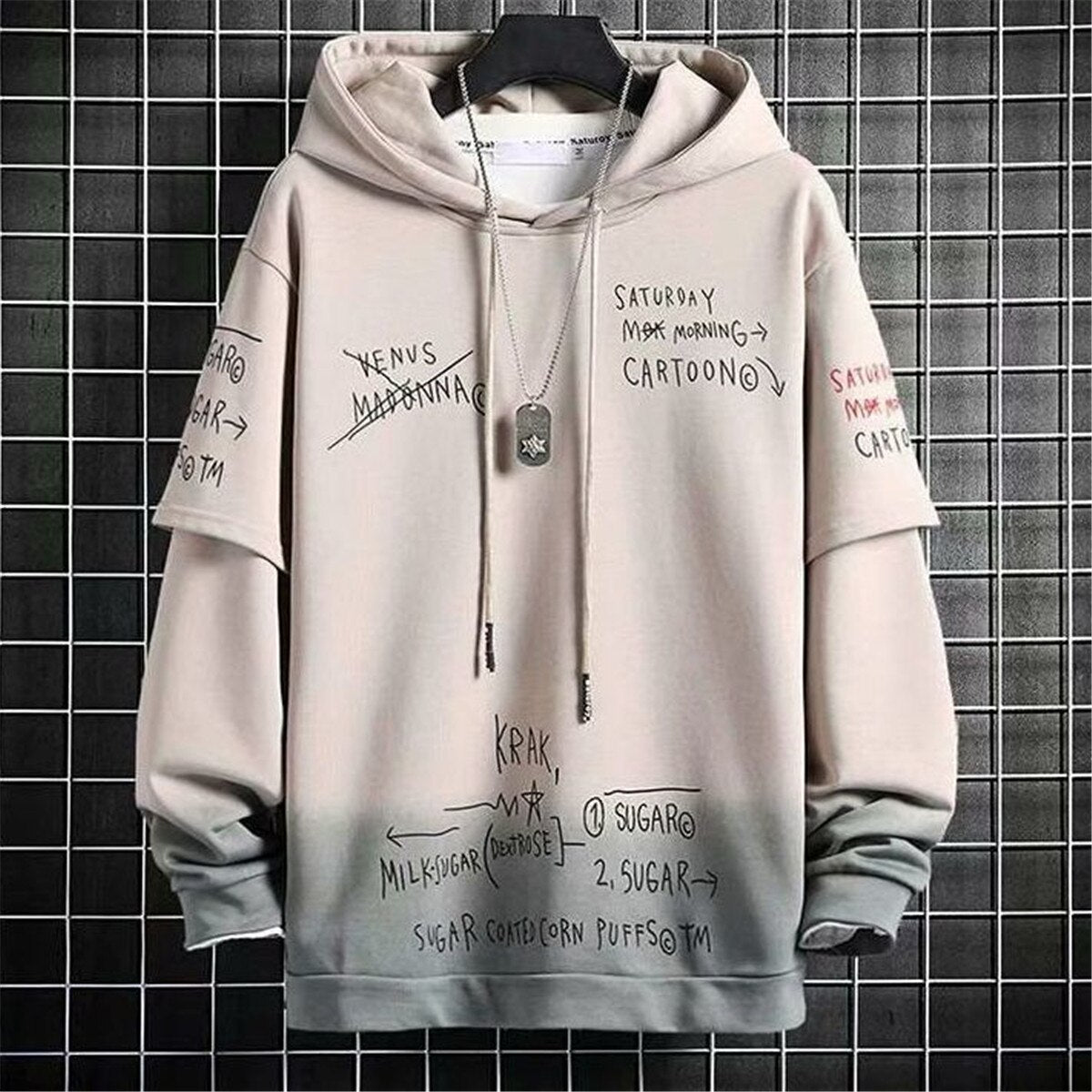 "Street Life" Graphic Unisex Streetwear Vintage Women Men Y2K Hoodie