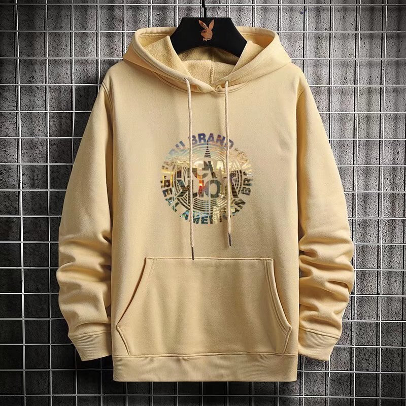 "Golden Sign" Graphic Unisex Streetwear Women Men Y2K Hoodie