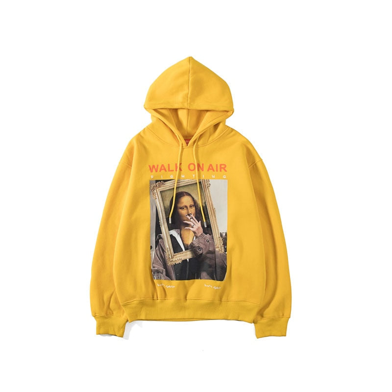 "Walk On Air" Graphic Unisex Streetwear Vintage Women Men Y2K Hoodie