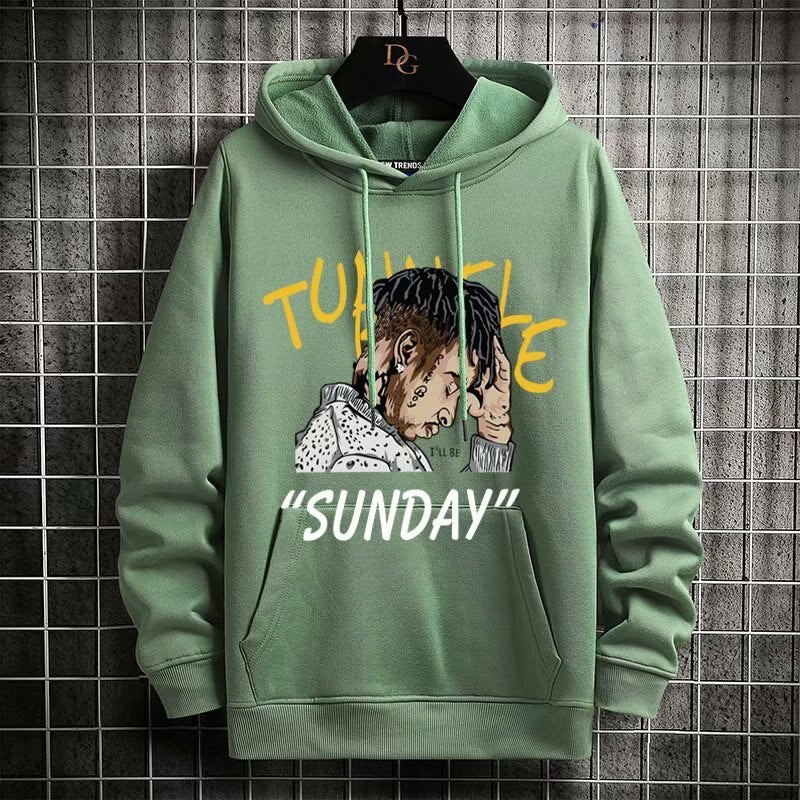 "Sunday Headace" Graphic Unisex Streetwear Vintage Women Men Y2K Hoodie