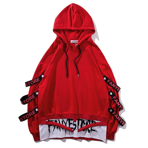 "Red Flag" Graphic Unisex Streetwear Vintage Women Men Y2K Hoodie