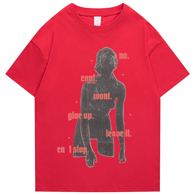 "Can Not Stop" Men Women Streetwear Unisex Graphic T-Shirt