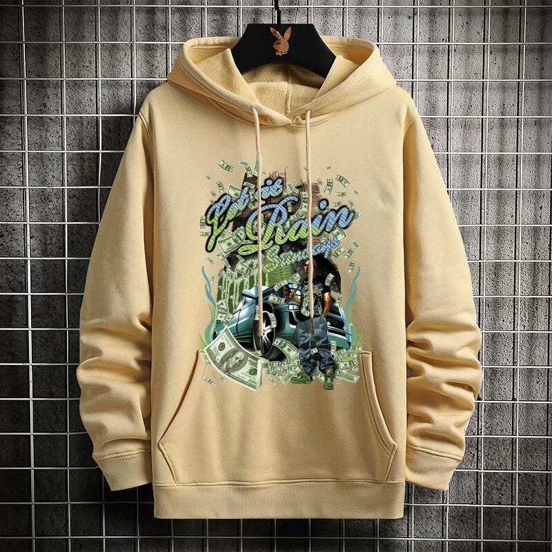 "Lottery" Graphic Unisex Streetwear Vintage Women Men Y2K Hoodie