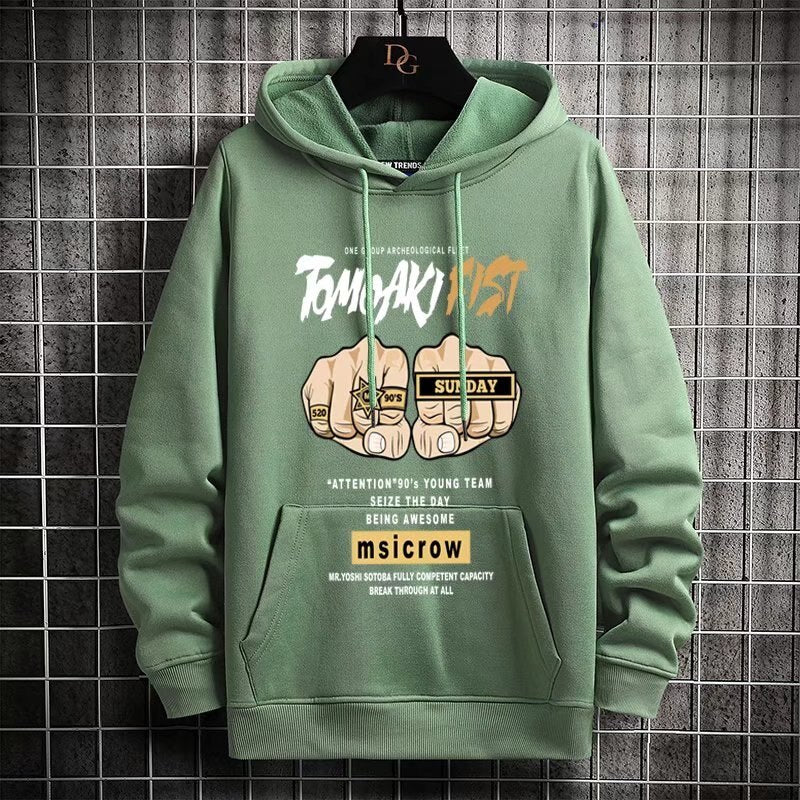 "Right Punch" Graphic Unisex Streetwear Vintage Women Men Y2K Hoodie