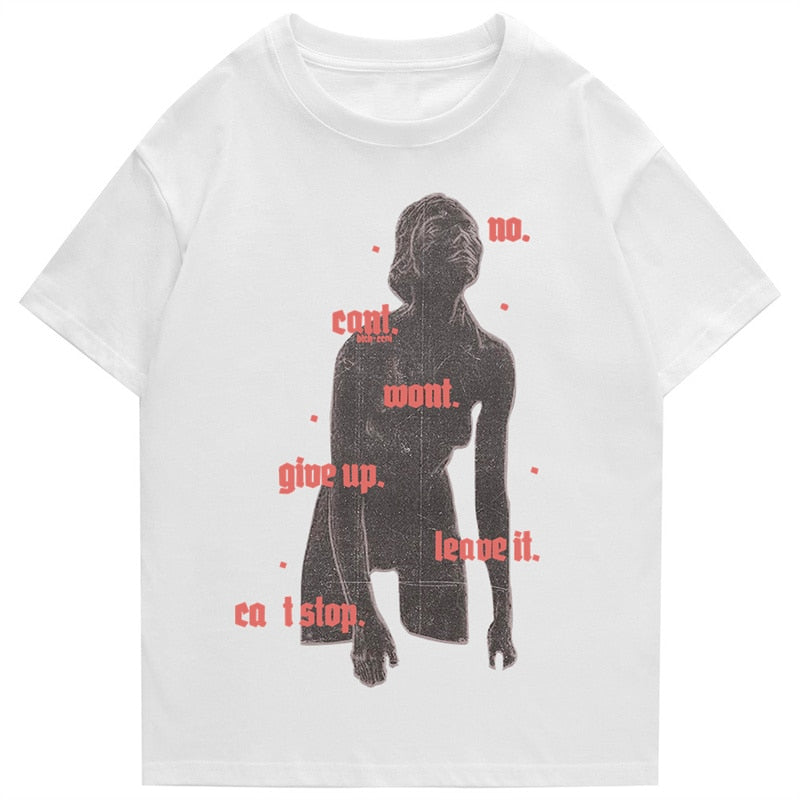 "Can Not Stop" Men Women Streetwear Unisex Graphic T-Shirt