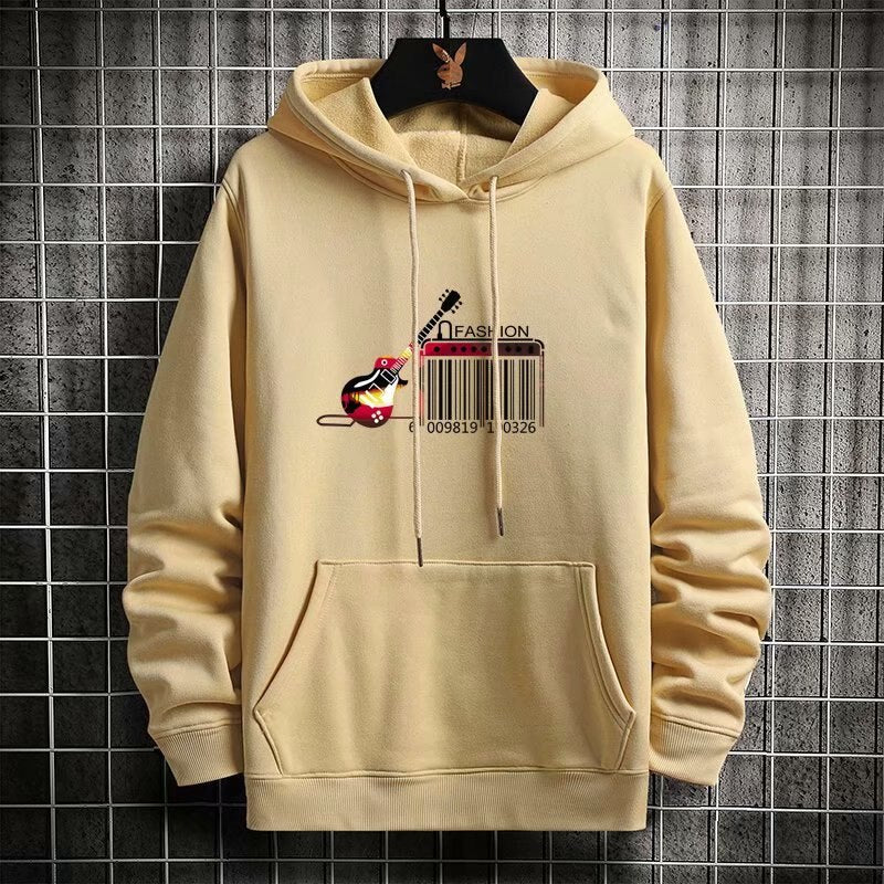 "Barcode" Unisex Men Women Streetwear Graphic Hoodie