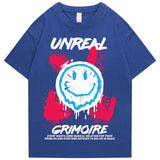 "Unreal" Graphic Unisex Streetwear Vintage Women Men Y2K T-Shirt